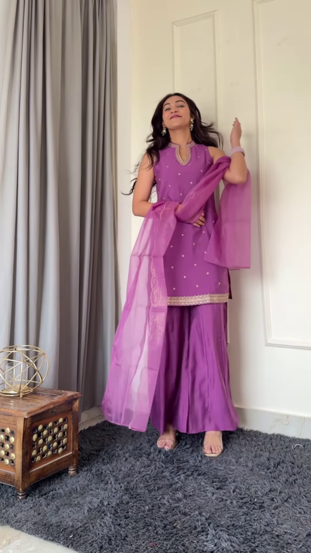 Elegant Palazzo Suit Set – 4 Graceful Shades - Image 3