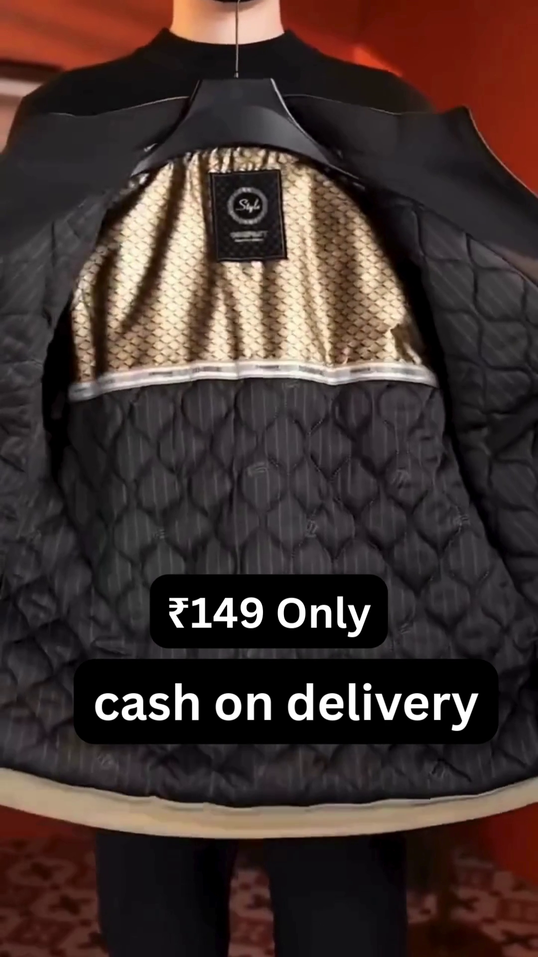 Men’s Smart Casual Zipper Jacket – Premium Look at ₹149 | Cash on Delivery - Image 4